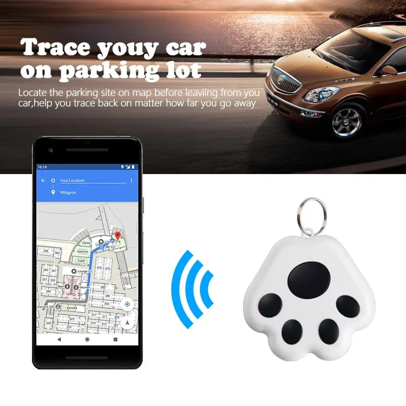 Dog Claw Mini Gps Tracker for Dogs Cat Children Elderly Anti-Lost Device Locator - ADAMDEALS