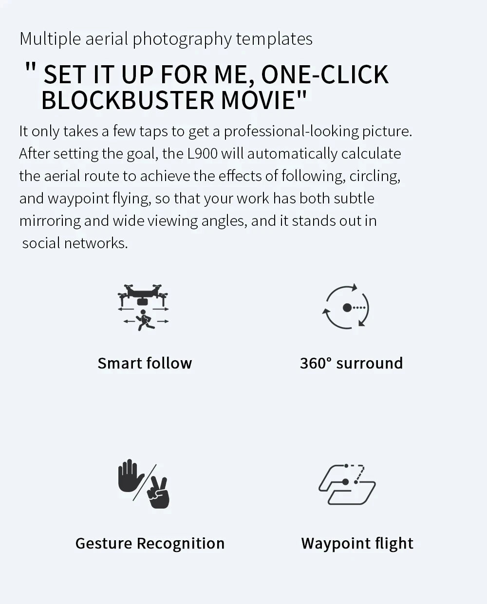 2025 L900 Pro MAX GPS Drone 4K Professional HD Dual Camera 5G Wifi 360° - ADAMDEALS
