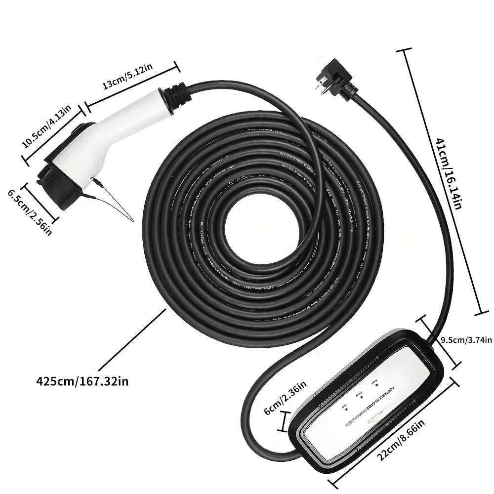 American Standard Charging Gun 16A Household With Adapter - ADAMDEALS