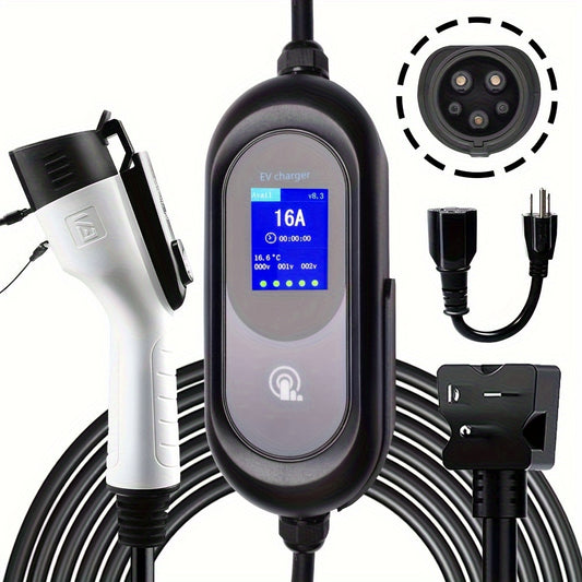 Tesla's EV Charging Station with 16A Fast Charger - ADAMDEALS