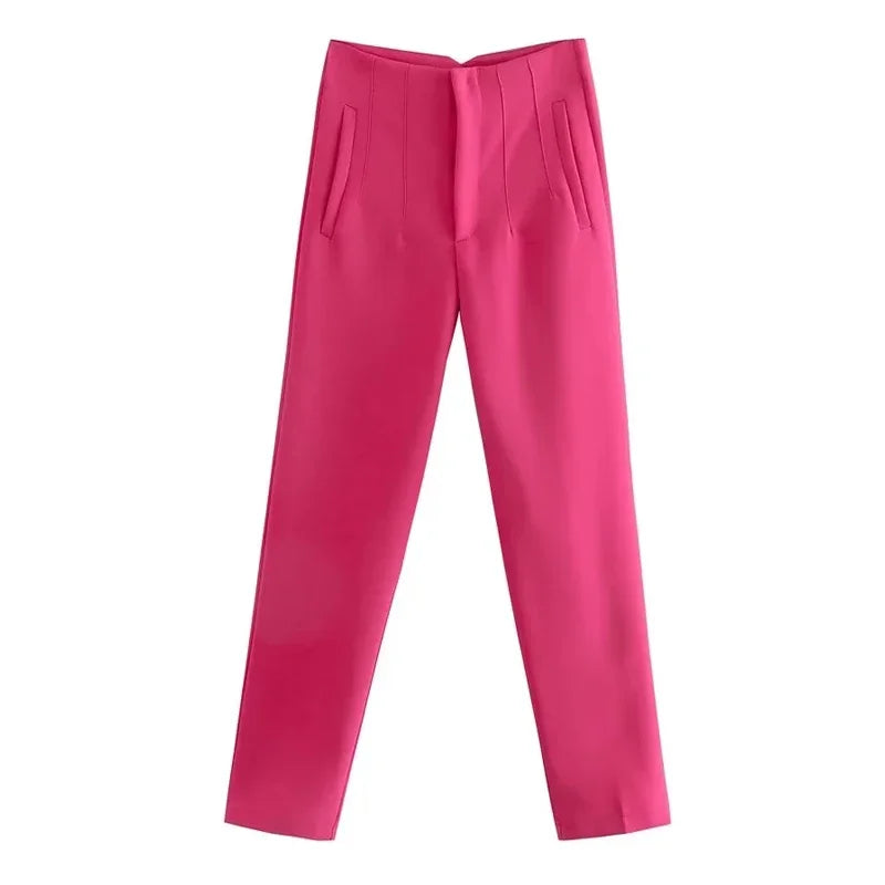 Office Wear High waist Pants for Women