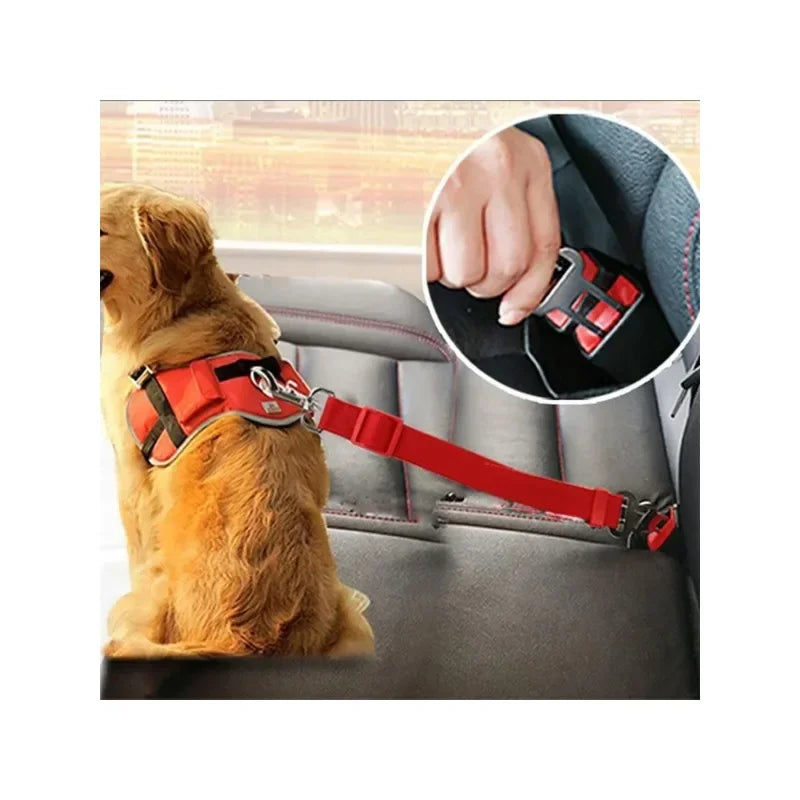 Pet Dog Safety Rope, Car Mounted Pet Traction Belt