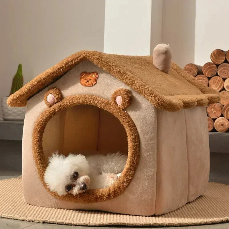 Folding houses for small and medium sized dogs and cats