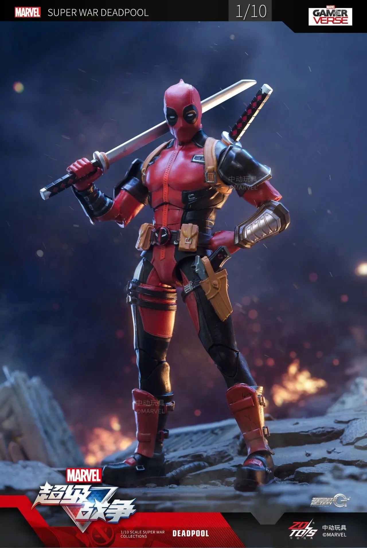 ZD Toys Deadpool & Wolverine Action figures