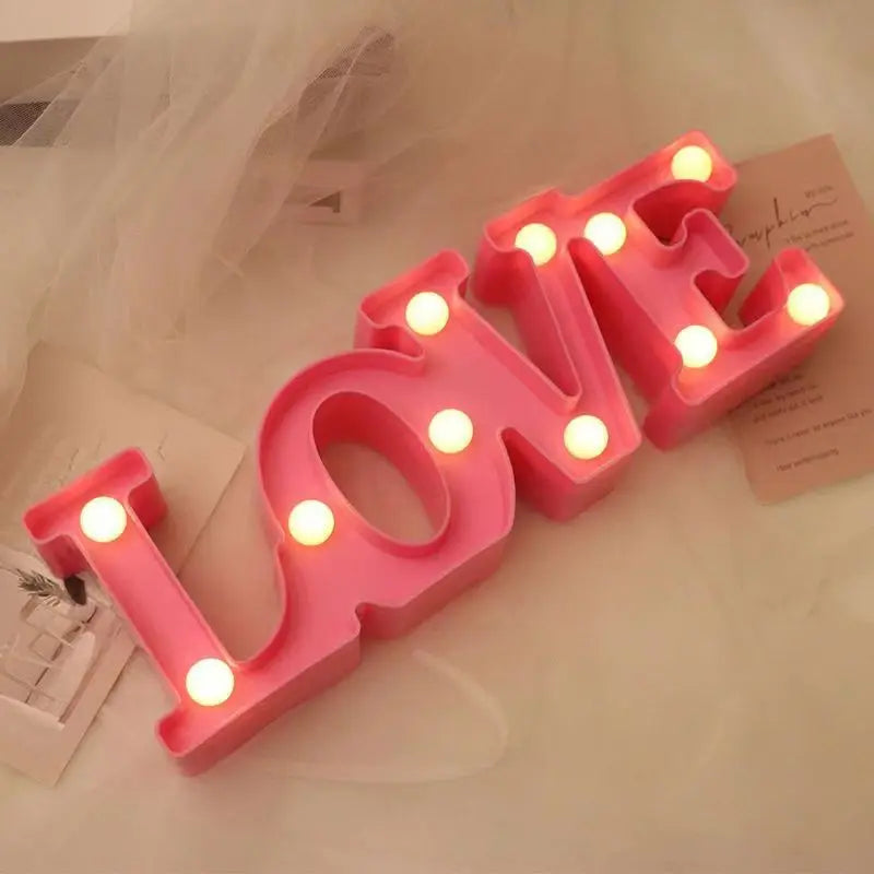 Love Heart LED Lamp Valentines Day Gift