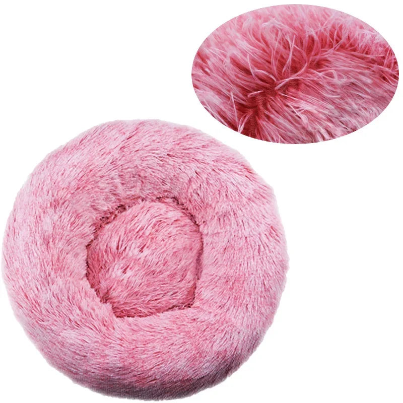 40-90cm Round Pet Bed for Large Dog Bed Super Soft Cat Bed