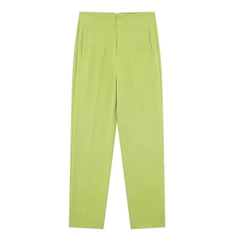 Office Wear High waist Pants for Women