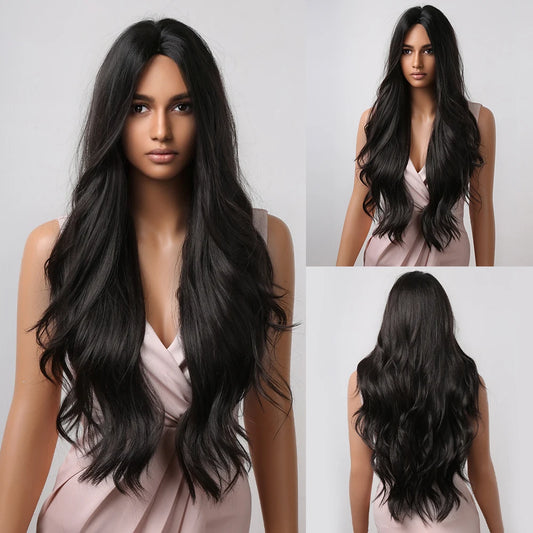 Long Body Wavy Synthetic Wigs for Women