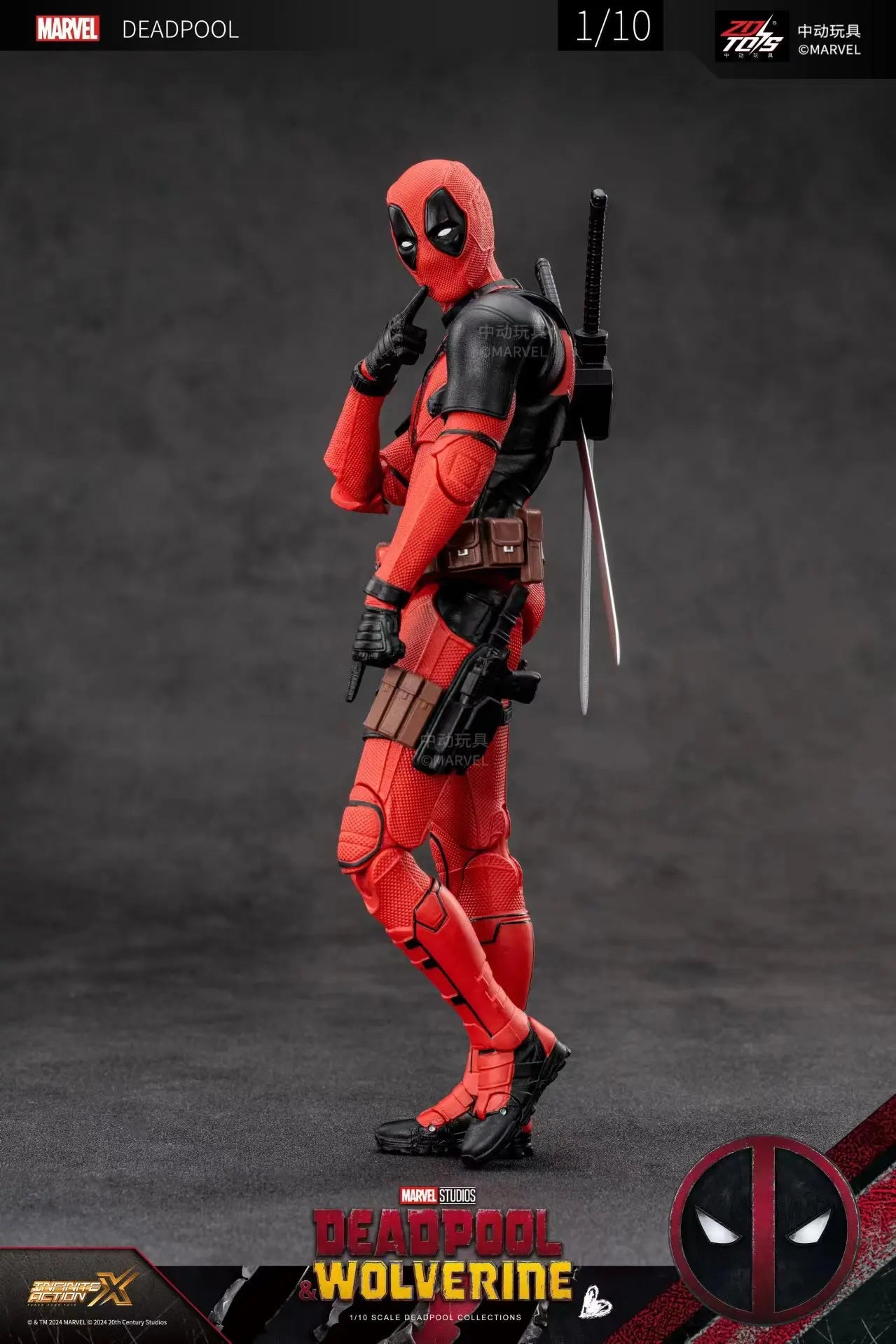 ZD Toys Deadpool & Wolverine Action figures