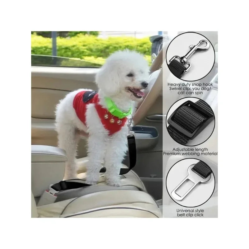 Pet Dog Safety Rope, Car Mounted Pet Traction Belt