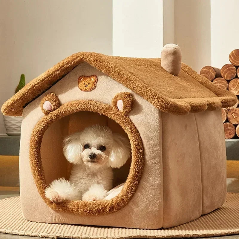 Folding houses for small and medium sized dogs and cats