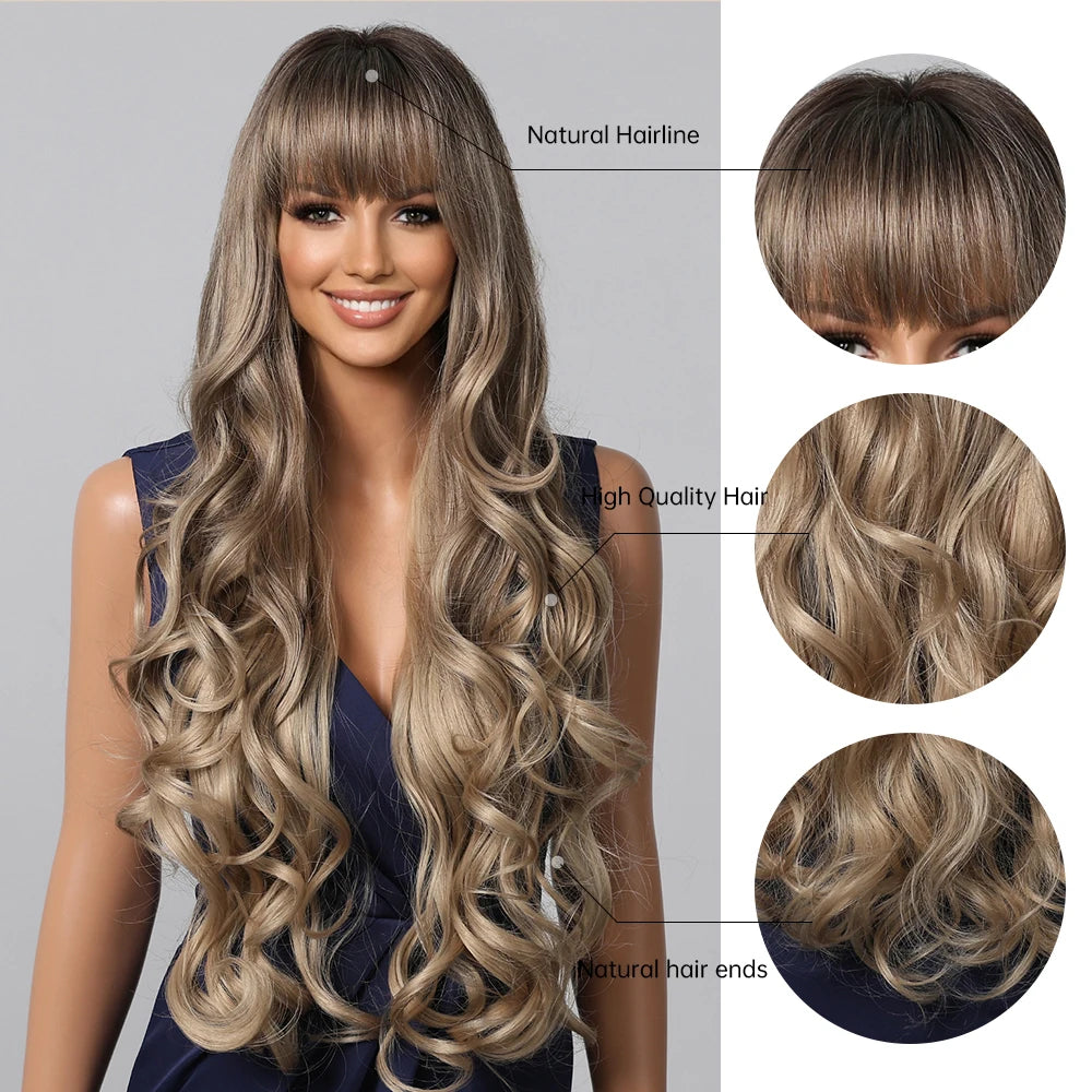 Loose Body Wave Synthetic Wigs