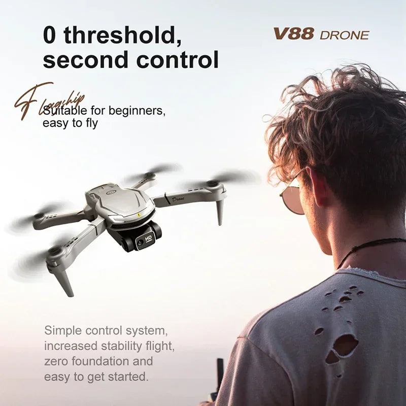 V88 Drone VR 8K Professional HD Dual Camera WIFI 5G GPS