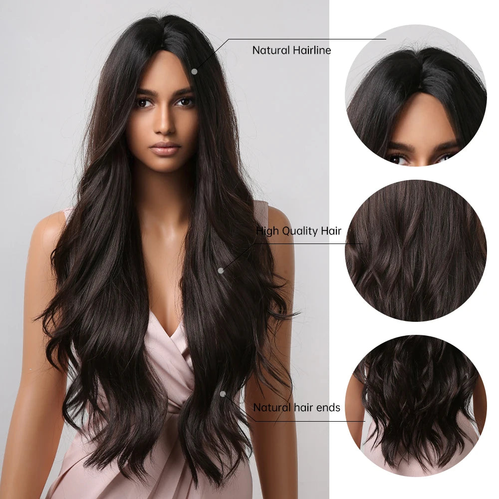 Long Body Wavy Synthetic Wigs for Women