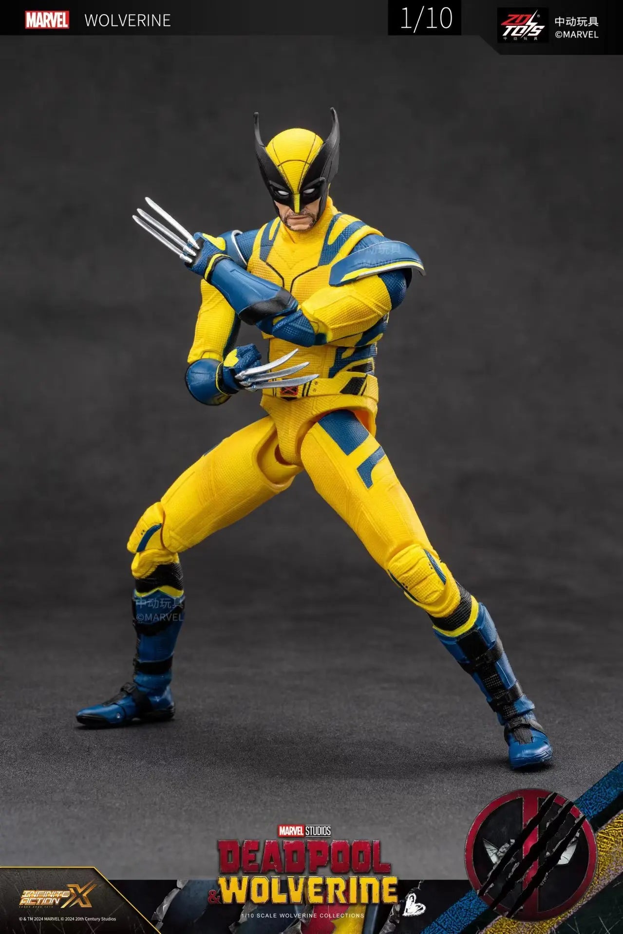 ZD Toys Deadpool & Wolverine Action figures