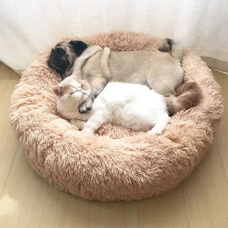 40-90cm Round Pet Bed for Large Dog Bed Super Soft Cat Bed