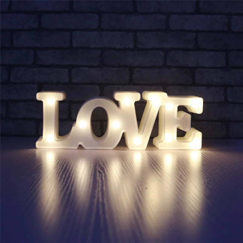 Love Heart LED Lamp Valentines Day Gift