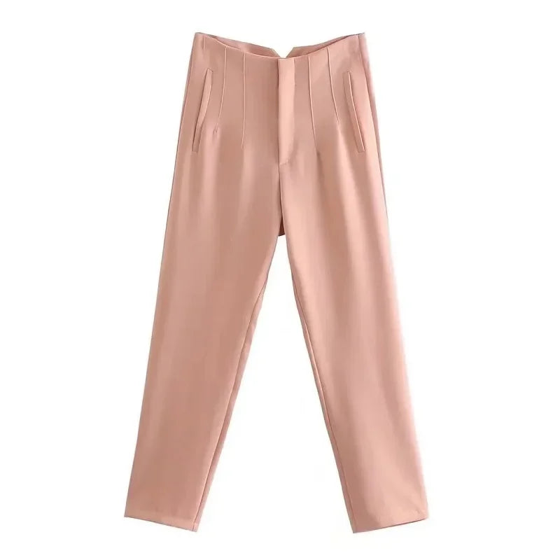 Office Wear High waist Pants for Women