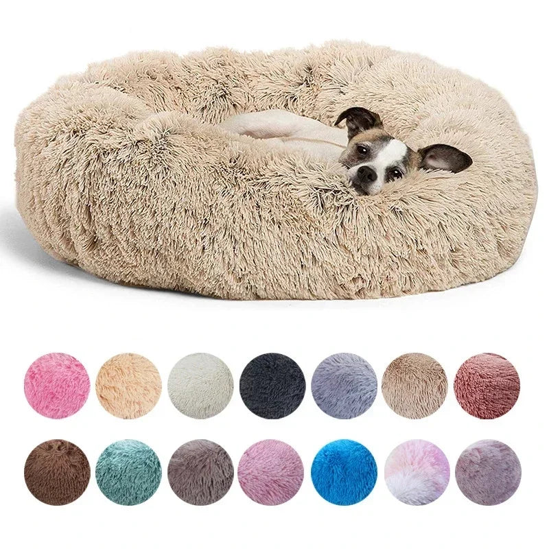 40-90cm Round Pet Bed for Large Dog Bed Super Soft Cat Bed