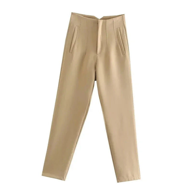 Office Wear High waist Pants for Women