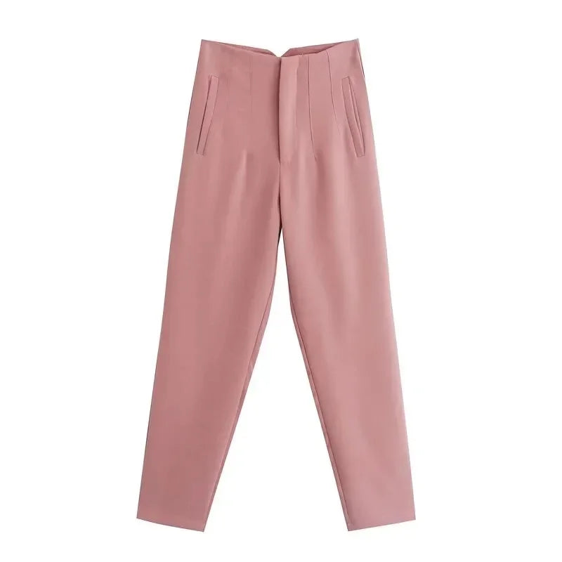 Office Wear High waist Pants for Women