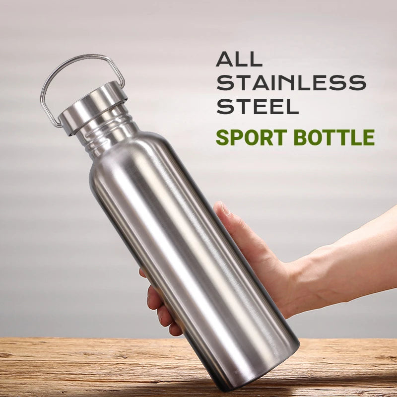 500/750/1000ml Stainless Steel Water Bottle