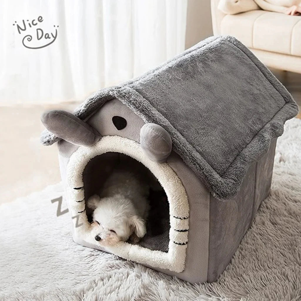 Folding houses for small and medium sized dogs and cats