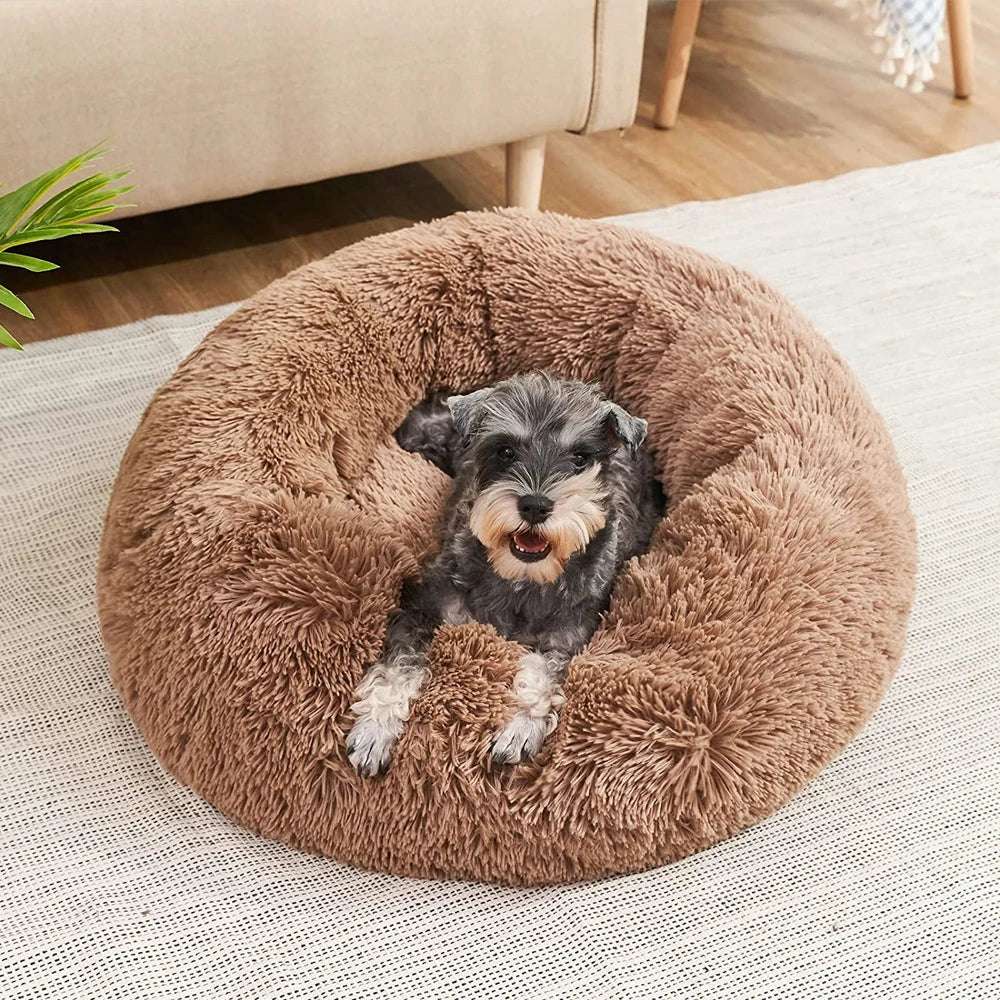 40-90cm Round Pet Bed for Large Dog Bed Super Soft Cat Bed