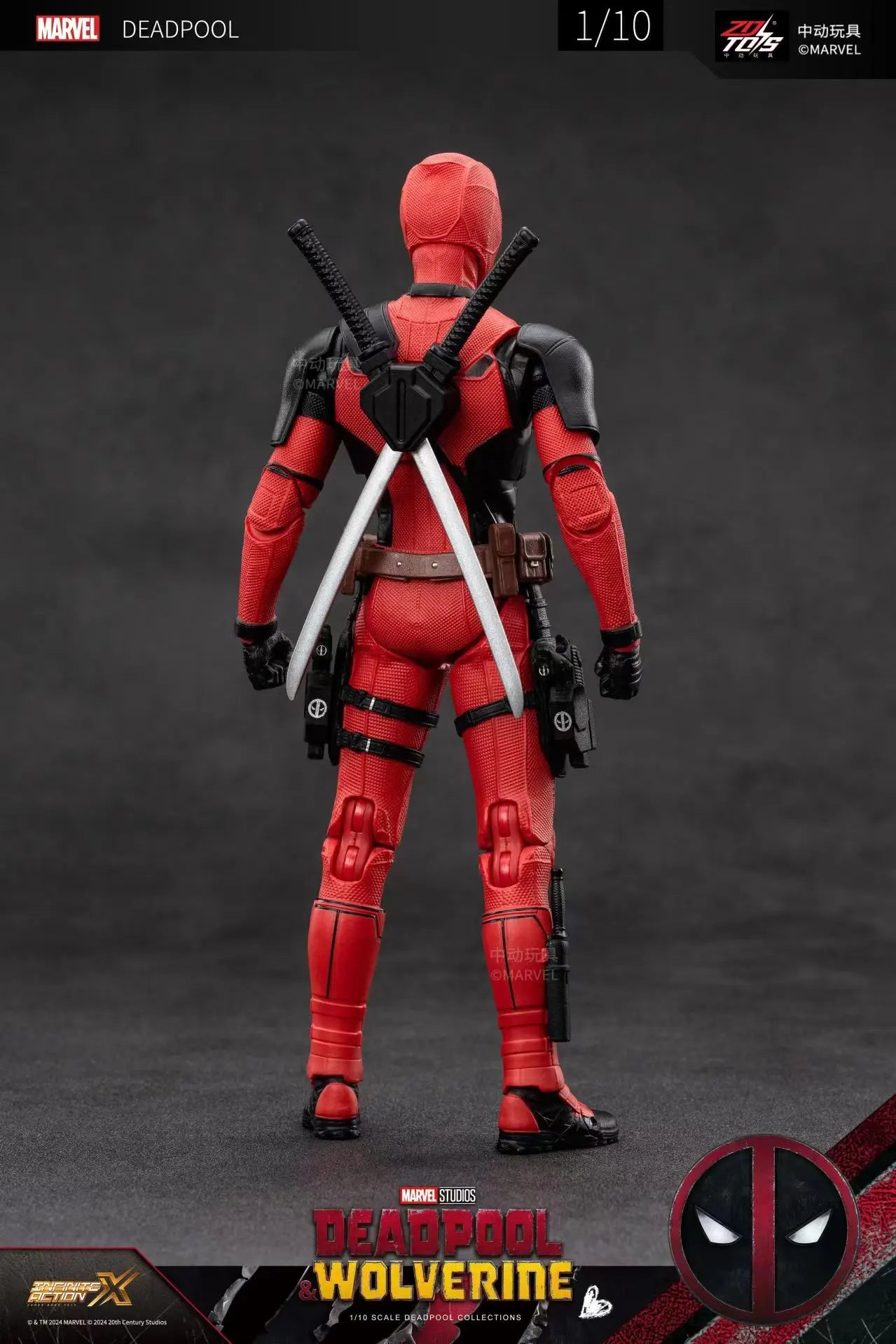 ZD Toys Deadpool & Wolverine Action figures