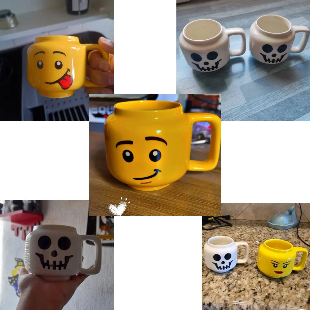 Cartoon Ceramic Mug Cup 250ML with Cute Impish