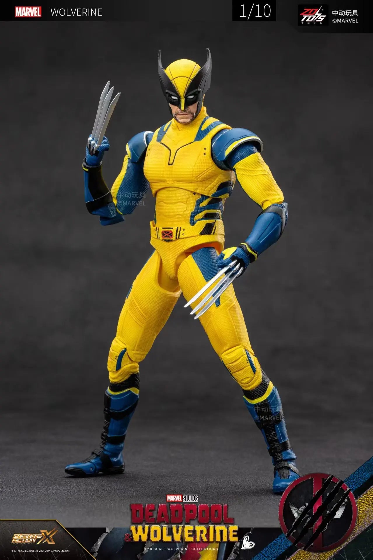 ZD Toys Deadpool & Wolverine Action figures