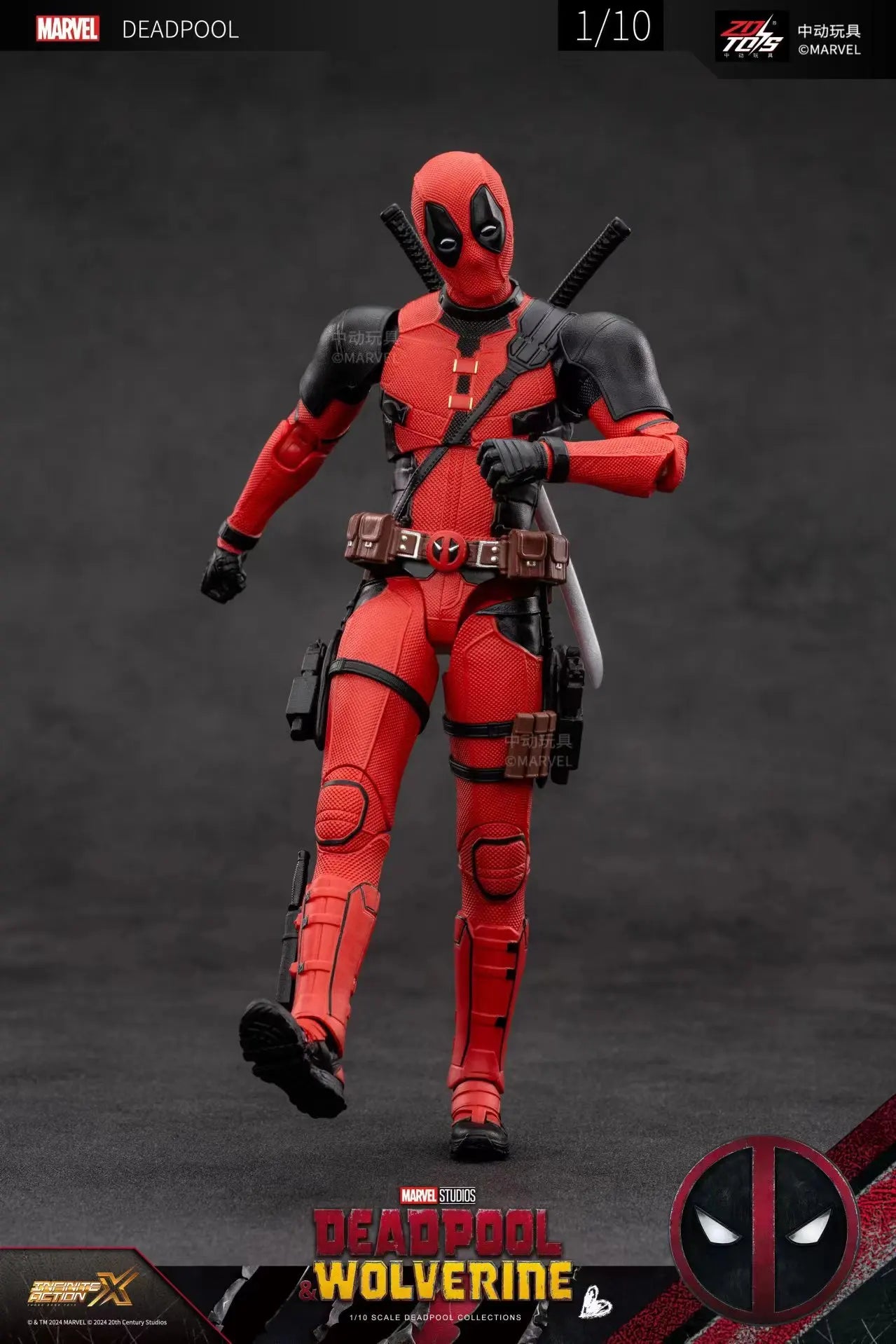 ZD Toys Deadpool & Wolverine Action figures