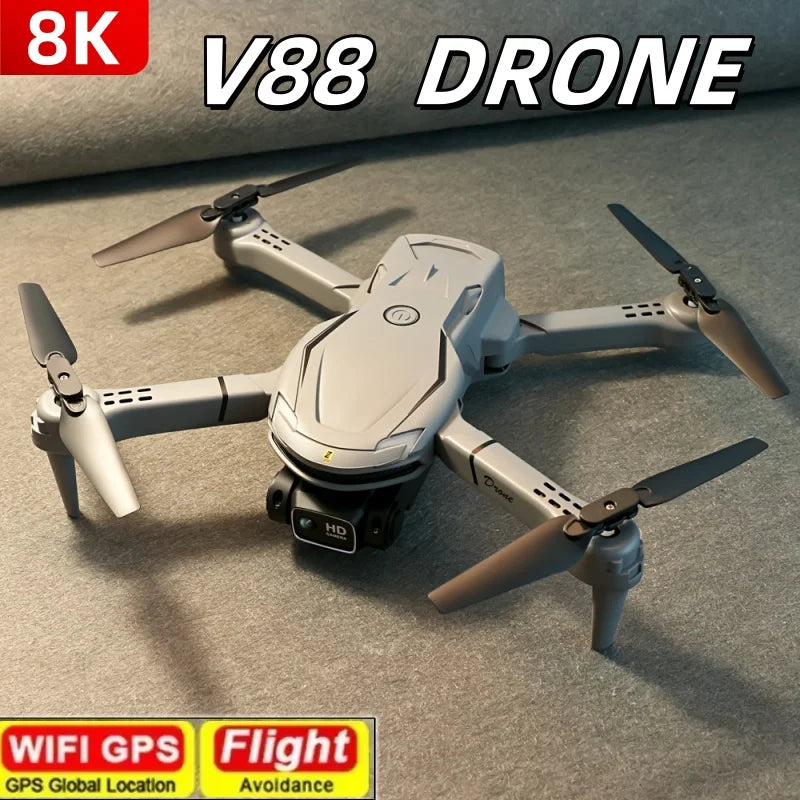 V88 Drone VR 8K Professional HD Dual Camera WIFI 5G GPS