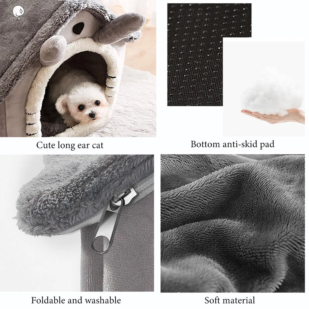 Folding houses for small and medium sized dogs and cats