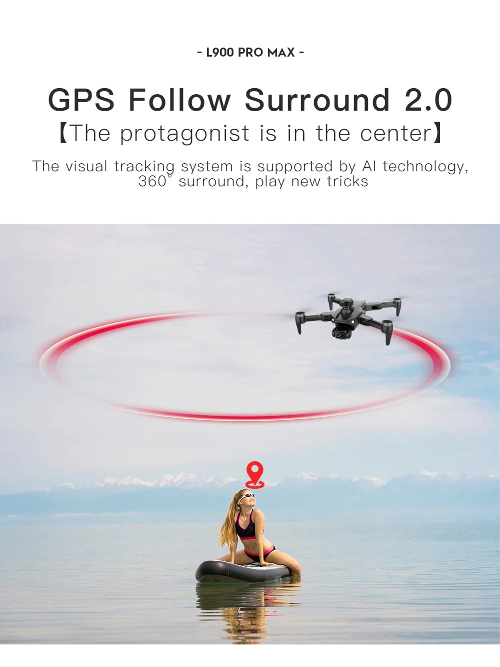 2025 L900 Pro MAX GPS Drone 4K Professional HD Dual Camera 5G Wifi 360°