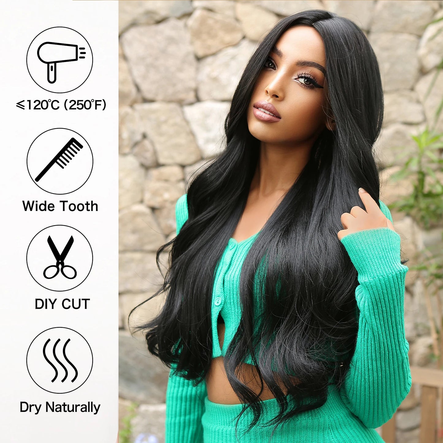 Long Body Wavy Synthetic Wigs for Women