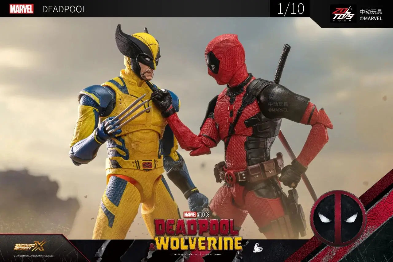 ZD Toys Deadpool & Wolverine Action figures