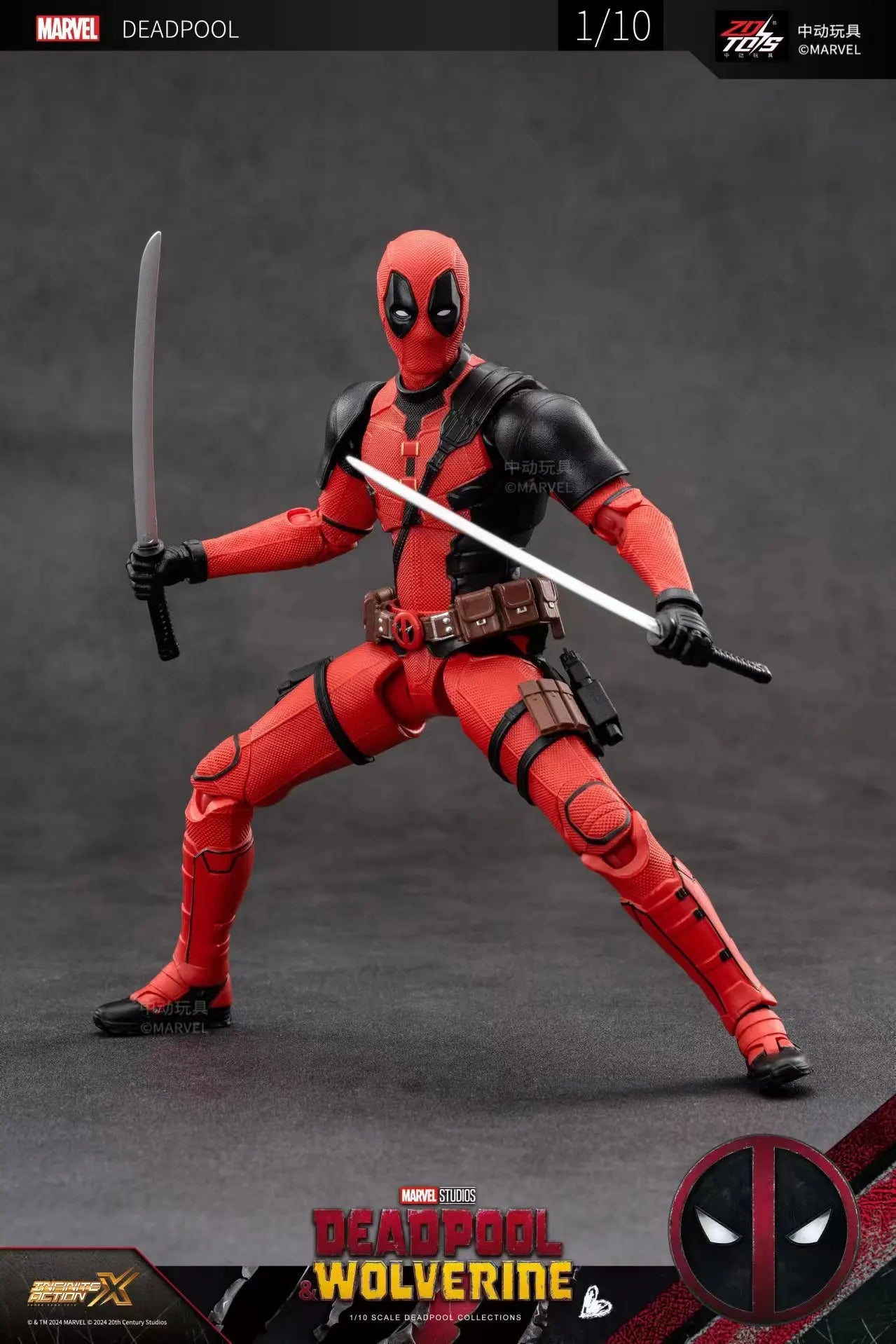 ZD Toys Deadpool & Wolverine Action figures