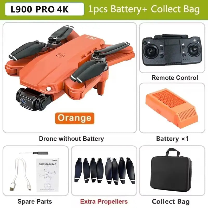 2025 L900 Pro MAX GPS Drone 4K Professional HD Dual Camera 5G Wifi 360°