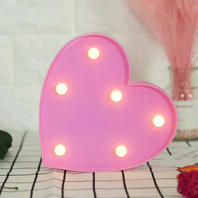 Love Heart LED Lamp Valentines Day Gift