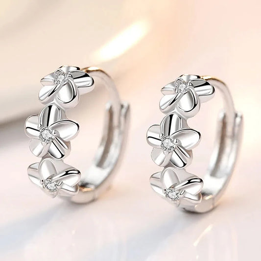 925 Sterling Silver Needle Earrings for Women