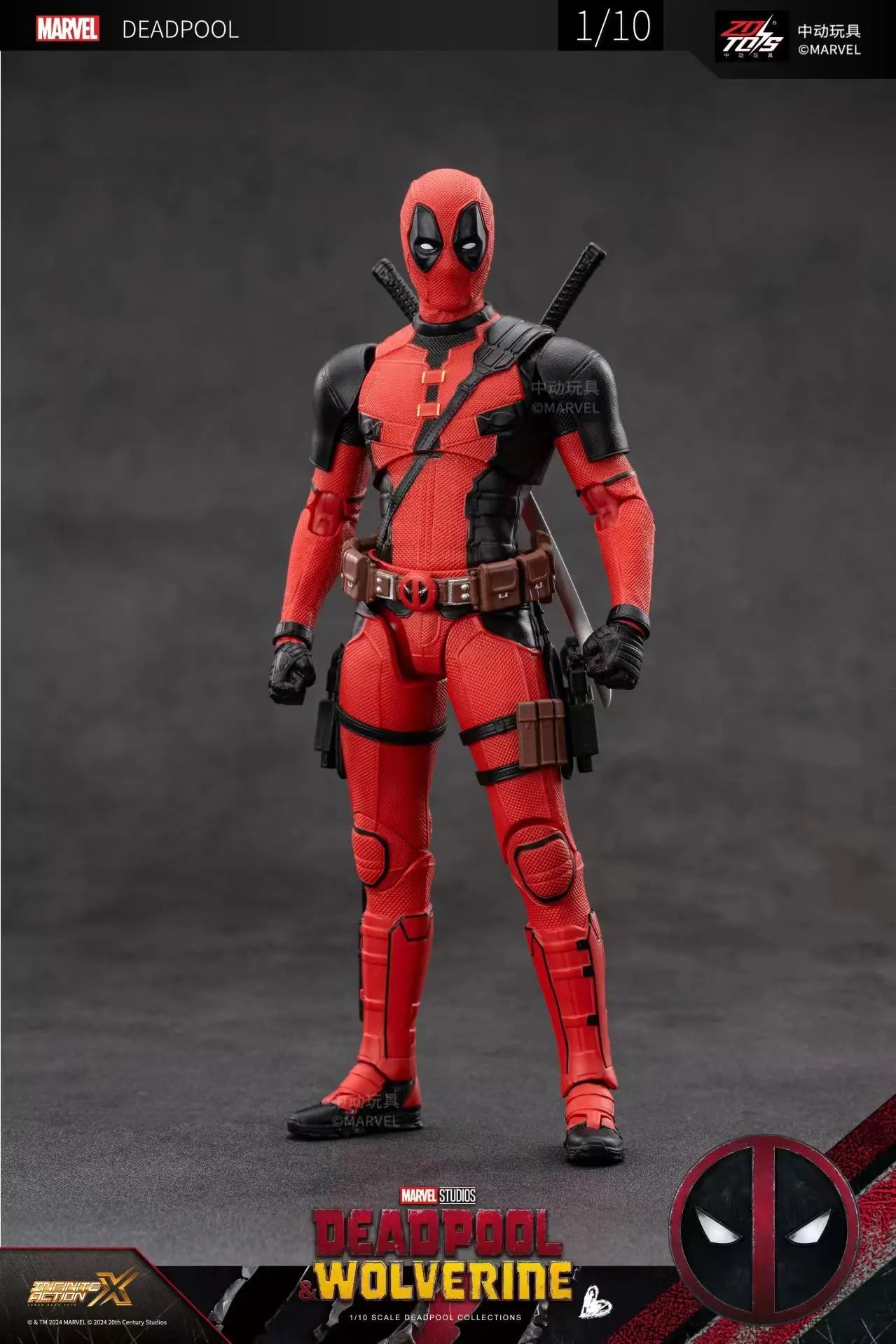 ZD Toys Deadpool & Wolverine Action figures