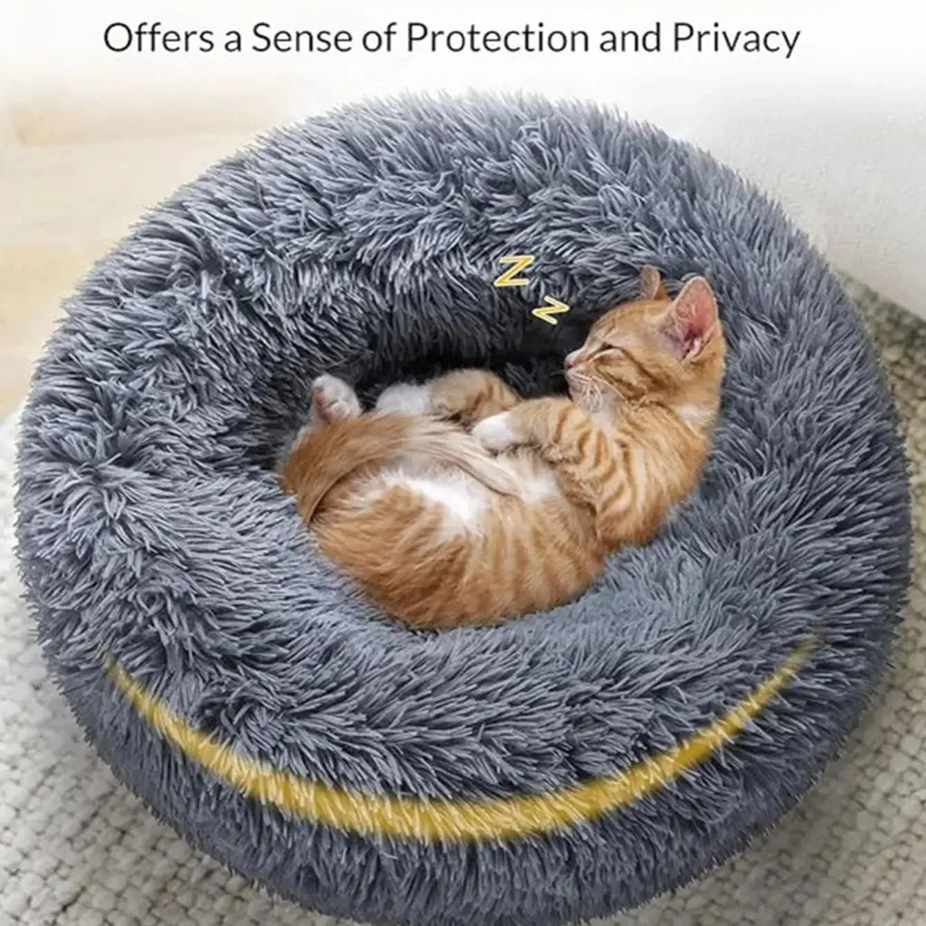 40-90cm Round Pet Bed for Large Dog Bed Super Soft Cat Bed