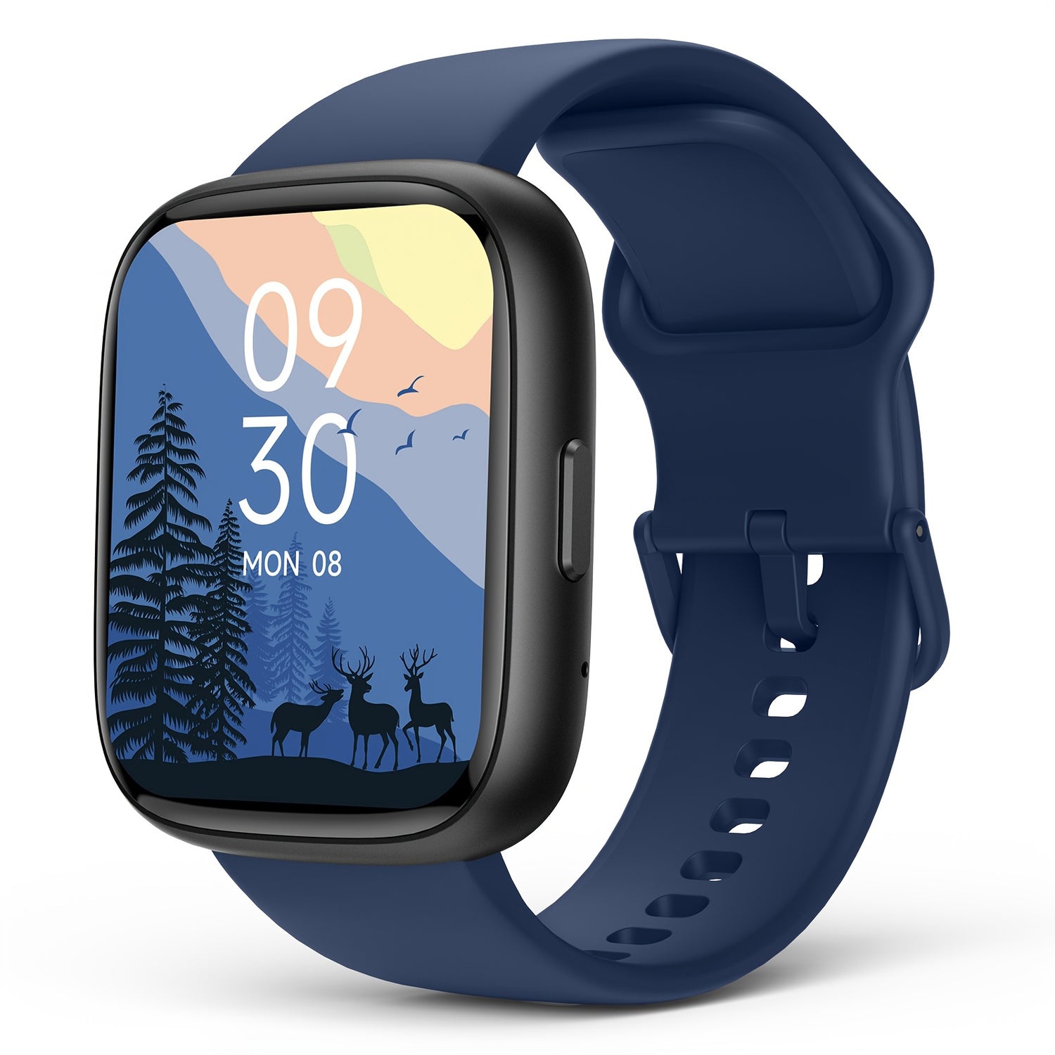 Smartwatch for Men & Women with Wireless Calling Alexa Built-in 1.83'' HD Display 100 Sports Modes Fitness Tracker SMS Reminders More - ADAMDEALS